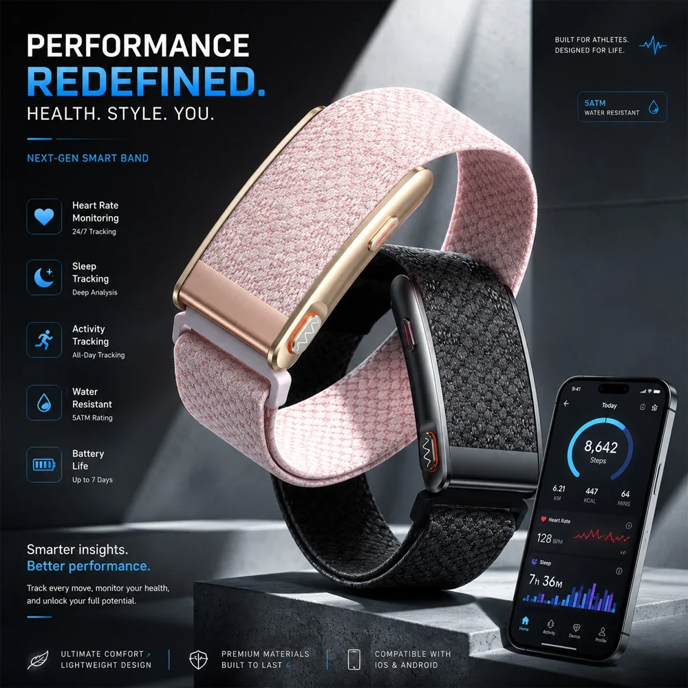Health Wellness Activities - New Arrival Screenless Smart Health Watch