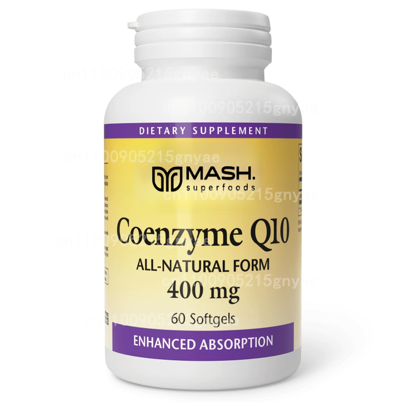 Health Wellness Vitamins - 120PCS Coenzyme Q10 Capsules Provides Energy