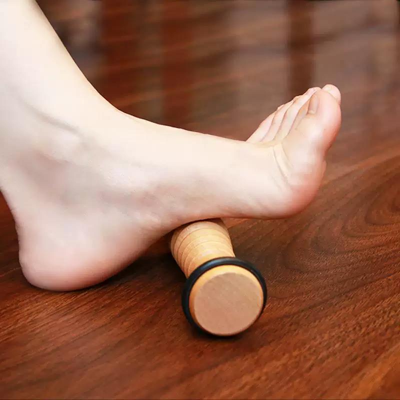Reflexology Foot Roller - Wooden Massager Body Back Wooden Foot