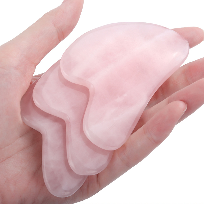 Jade Gua Sha Tool - Thạch Anh Hồng Ngọc Guasha Dụng