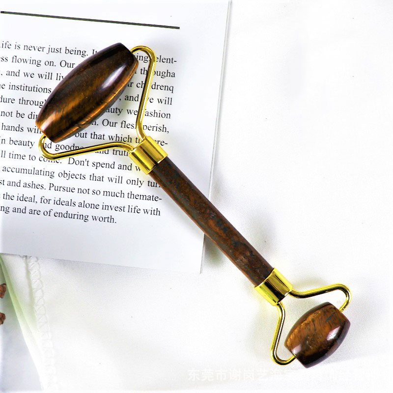 Jade Gua Sha Tool - Natural Stone Tiger Eye Stone Gua