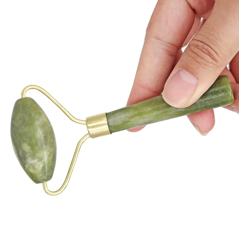 Jade Gua Sha Tool - Natural Jade Roller Face Gua Sha,