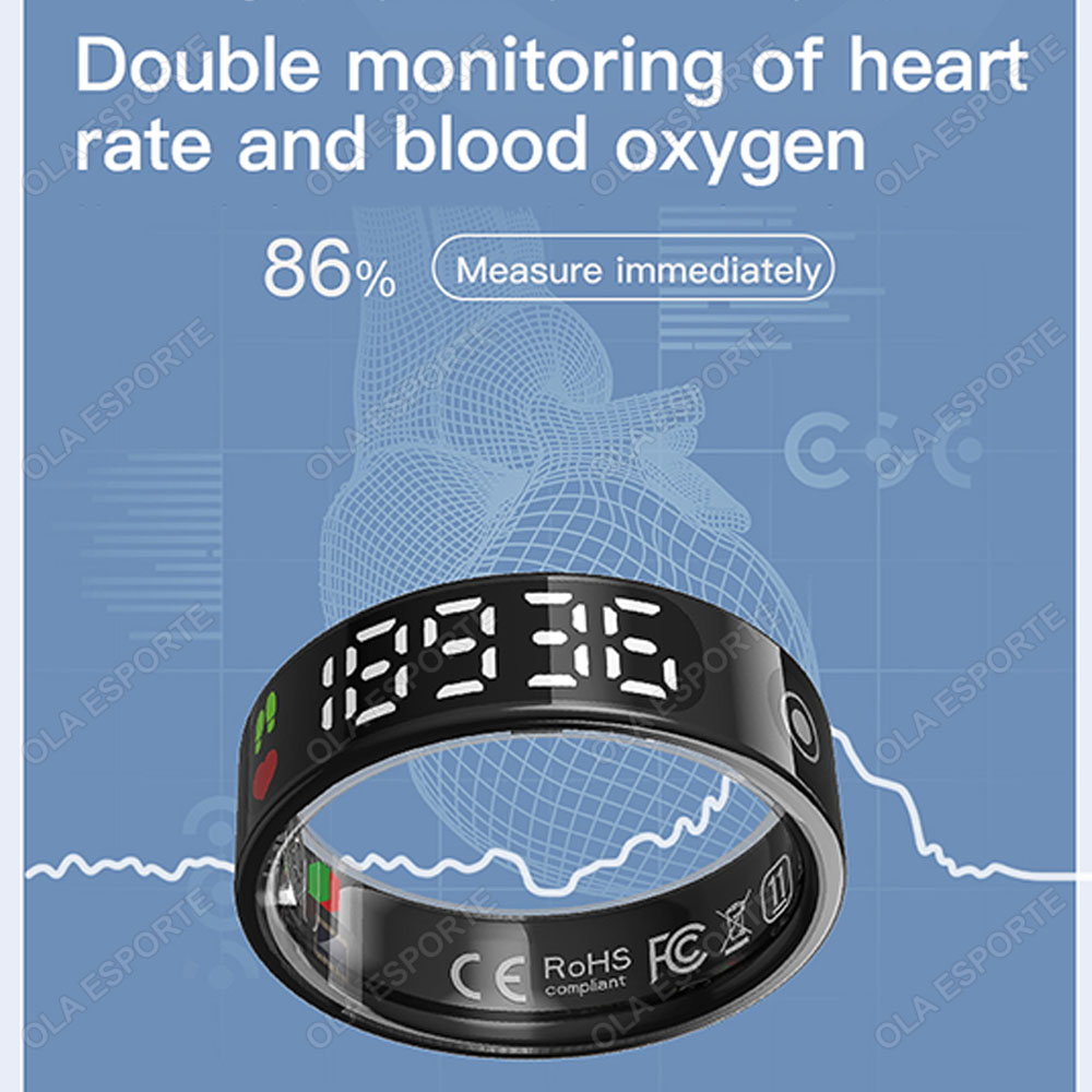 SR08 Smart Ring with Charging  - đánh giá và giá Blood Oxygen Monitor