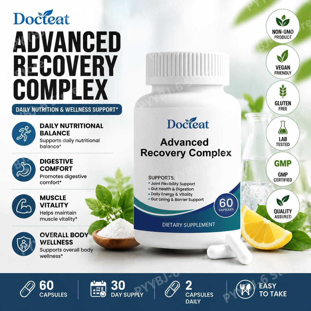 Advanced Recovery Complex 60 C - đánh giá và giá Health Wellness Usa