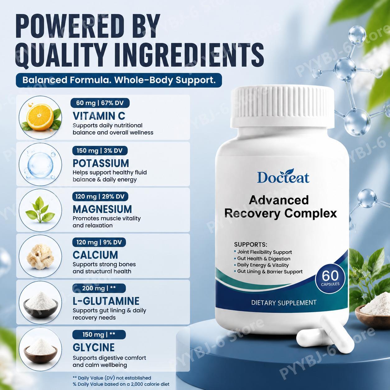 Advanced Recovery Complex 60 C - đánh giá và giá Health Wellness Usa