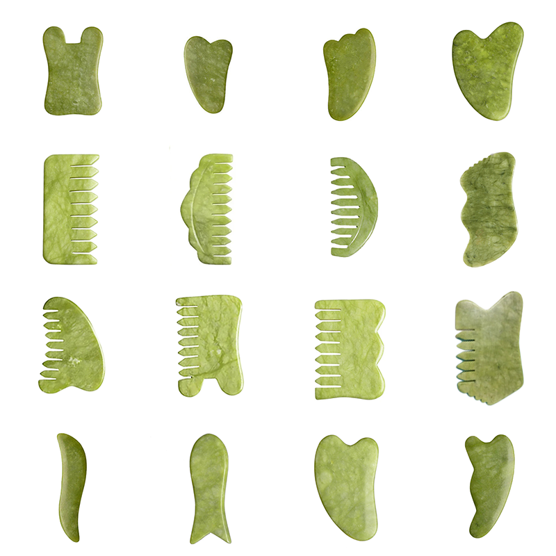 Natural Green Xiuyu Gua Sha Bo - đánh giá và giá Jade Gua Sha Tool