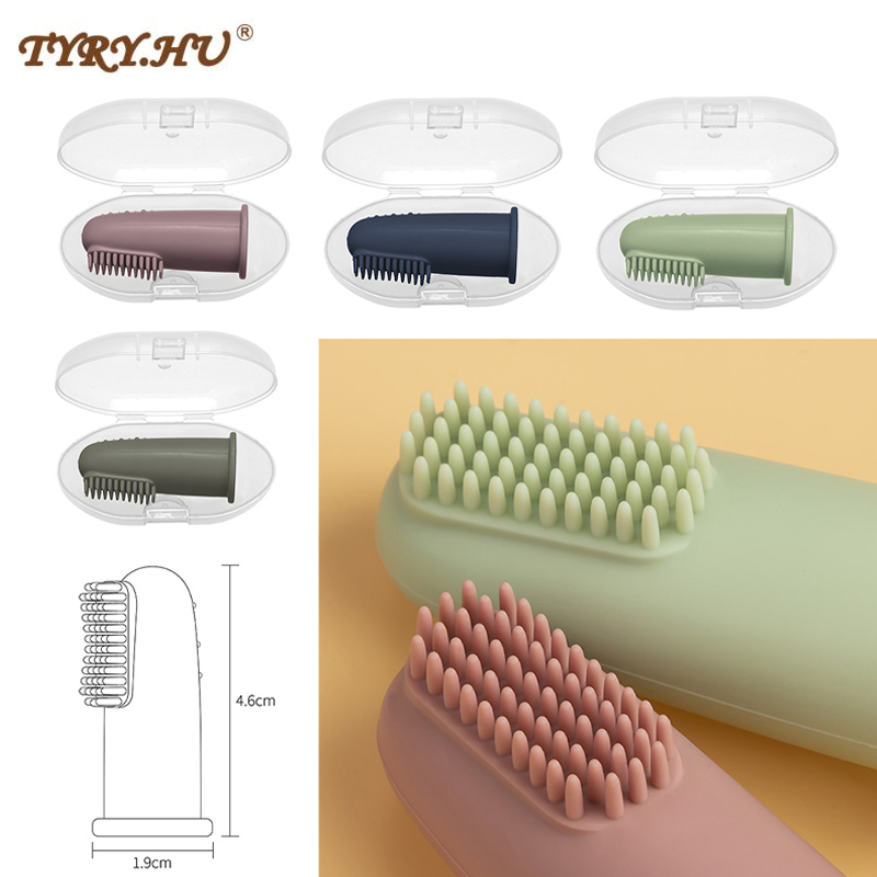 Bé Mềm Mại Ngón Tay Bàn Chải Đ - đánh giá và giá Health Wellness Product