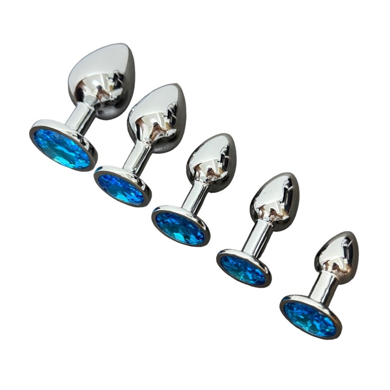 Blue Metal Anal Plug for Men A - đánh giá và giá Health Wellness Product