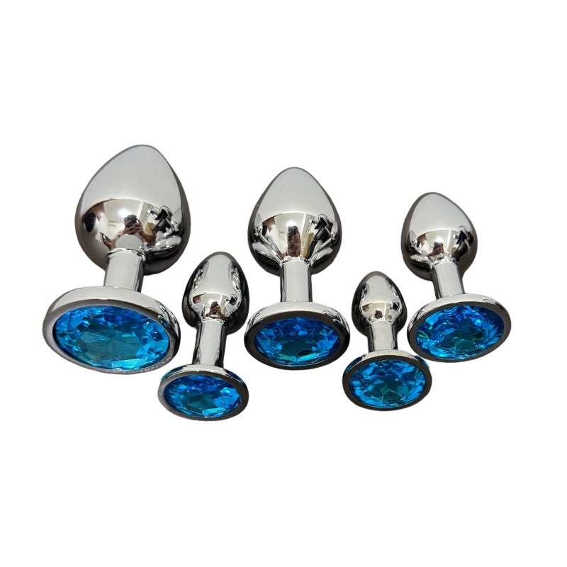Blue Metal Anal Plug for Men A - đánh giá và giá Health Wellness Product
