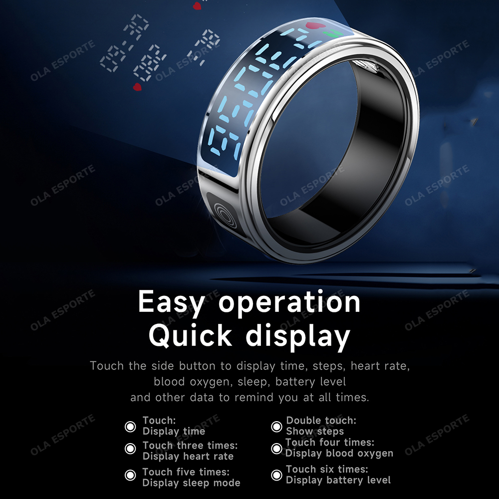 2026 Smart ring with charging  - đánh giá và giá Blood Oxygen Monitor