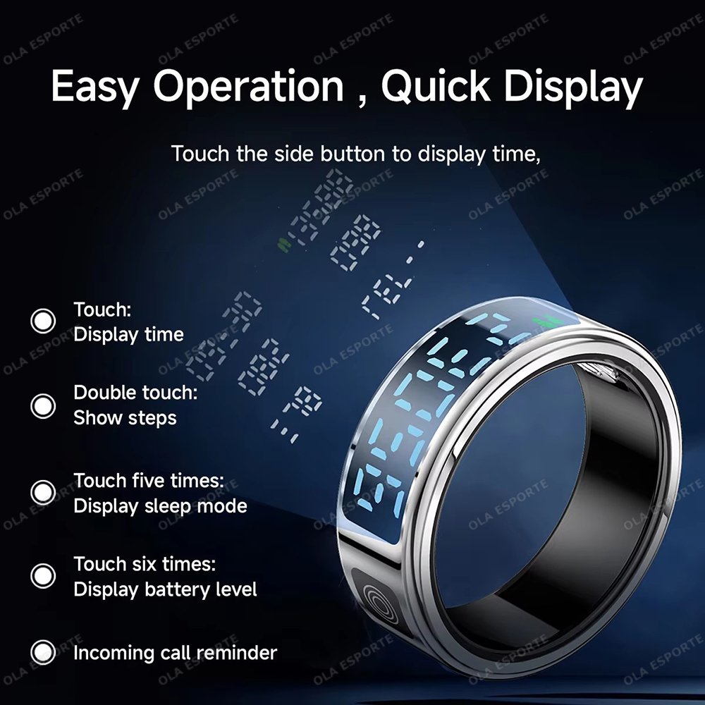 2026 Smart ring with charging  - đánh giá và giá Blood Oxygen Monitor