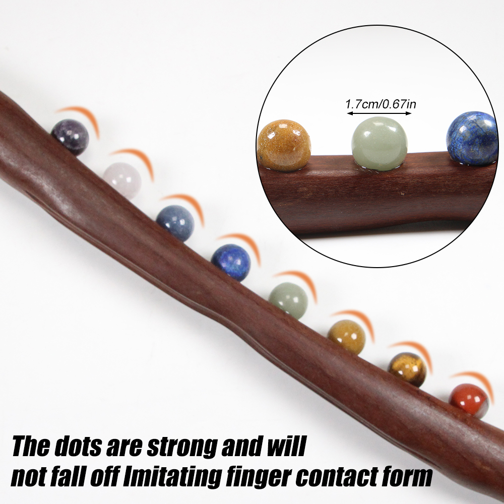 Wood Massage Stick 10 Jade Sto - đánh giá và giá Jade Gua Sha Tool