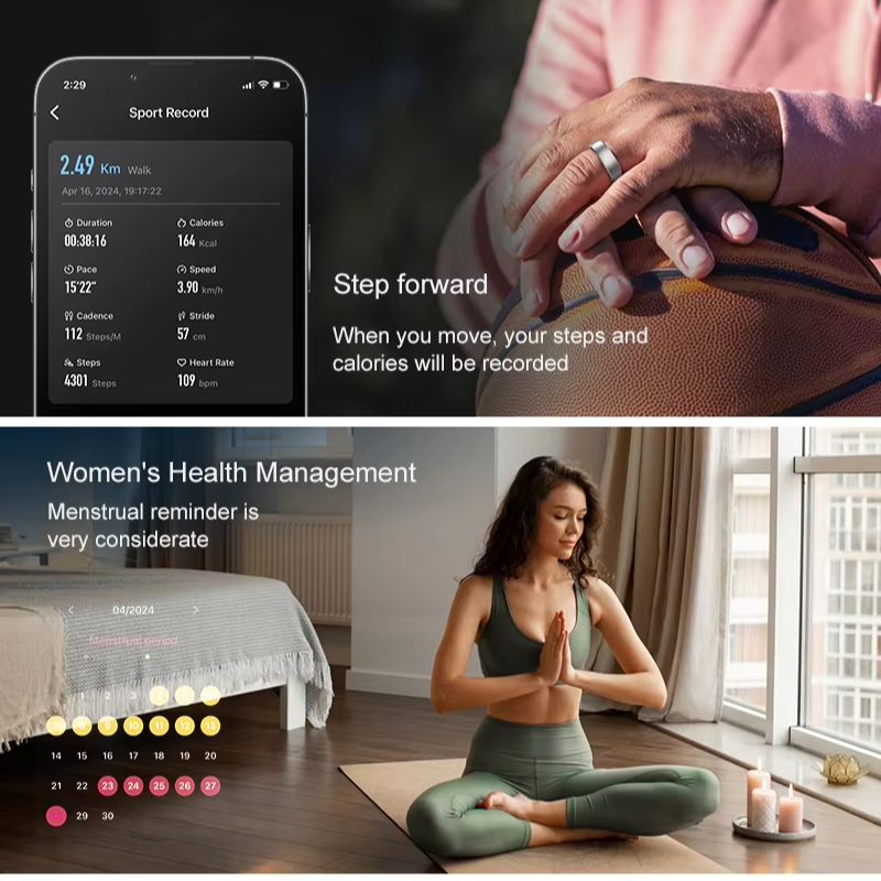 Smart Ring Men Women, Heart Ra - đánh giá và giá Blood Oxygen Monitor