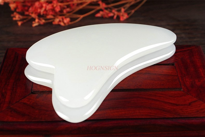 2pcs Natural jade facial shavi - đánh giá và giá Jade Gua Sha Tool