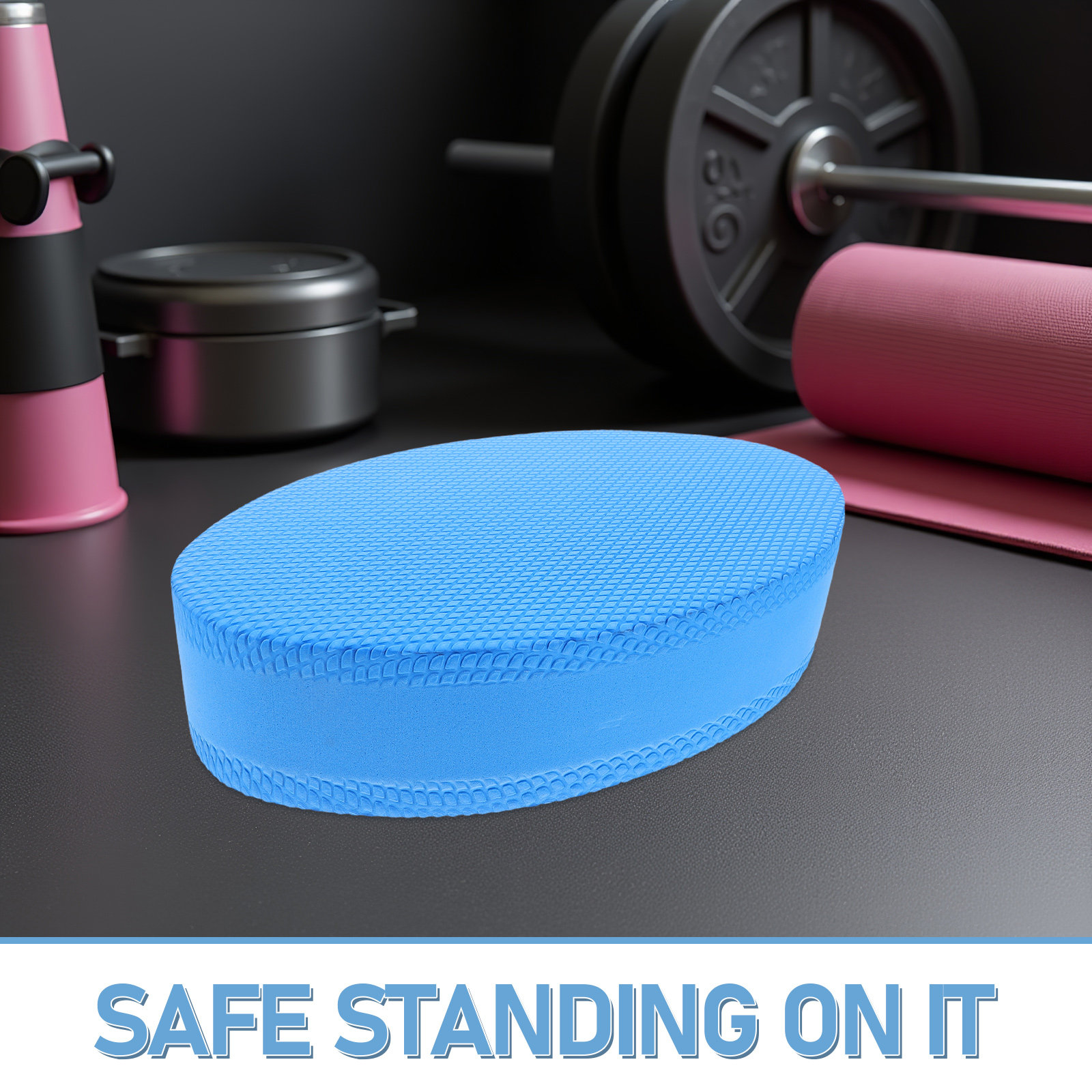Blue Tpe Balance Pad Non-Slip  - đánh giá và giá Balance Cushion Disc