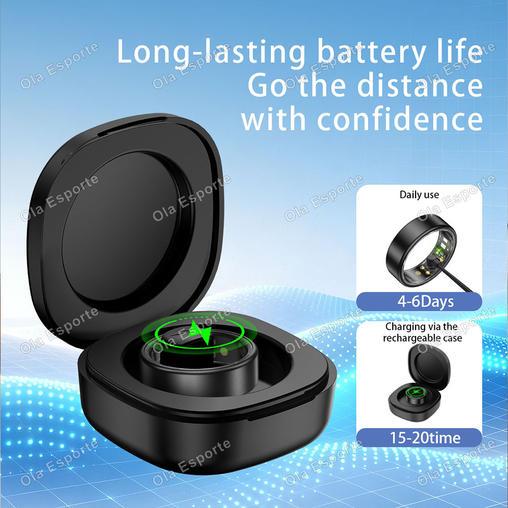 Smart Ring Men Women with Char - đánh giá và giá Blood Oxygen Monitor