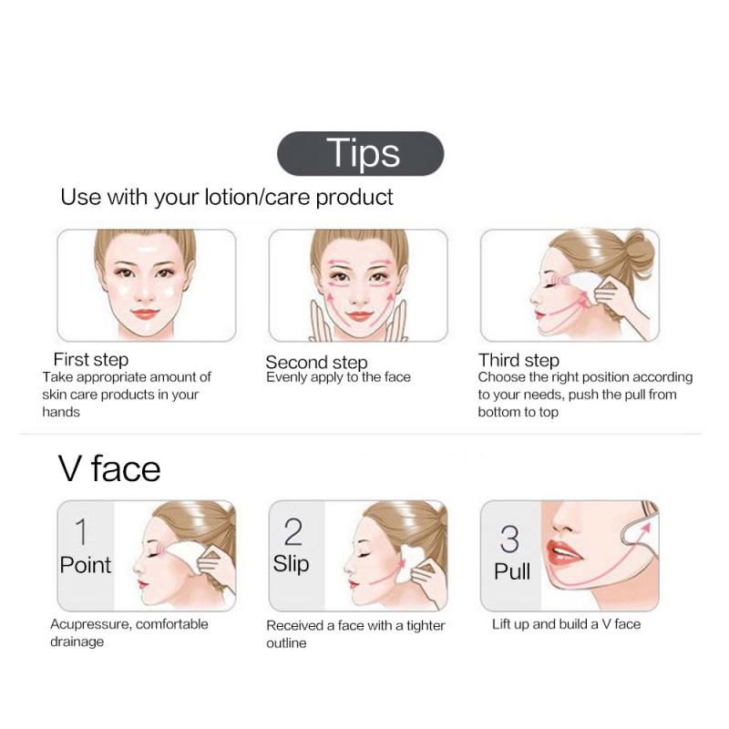 Rose Quartz Gua Sha For Face M - đánh giá và giá Jade Gua Sha Tool