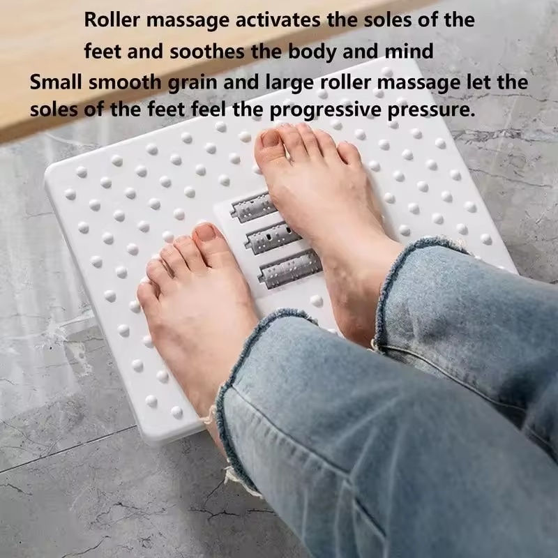 Portable Foot Stool with Massa - đánh giá và giá Reflexology Foot Roller