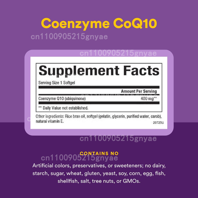 120PCS Coenzyme Q10 Capsules P - đánh giá và giá Health Wellness Vitamins
