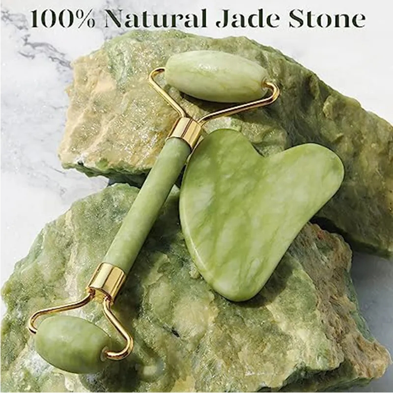 Natural Jade Roller Gua Sha Ma - đánh giá và giá Jade Gua Sha Tool