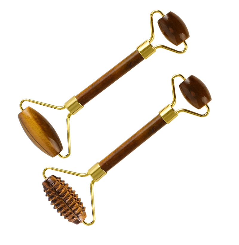 Natural Tiger Eye Jade Roller  - đánh giá và giá Jade Gua Sha Tool