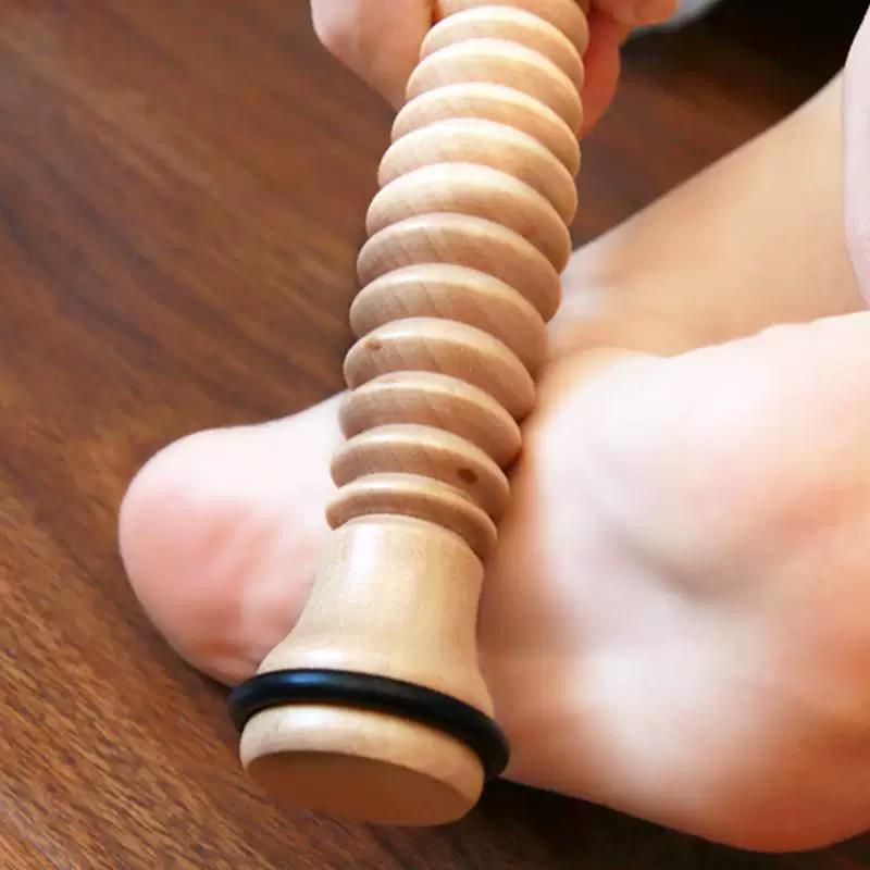 Wooden Massager Body Back Wood - đánh giá và giá Reflexology Foot Roller