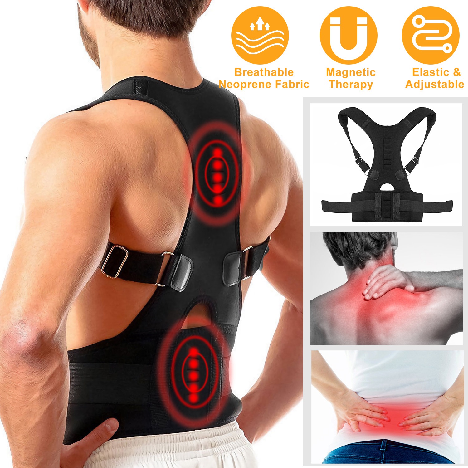 Full Back Support Shapewear Po - đánh giá và giá Posture Corrector Back Brace