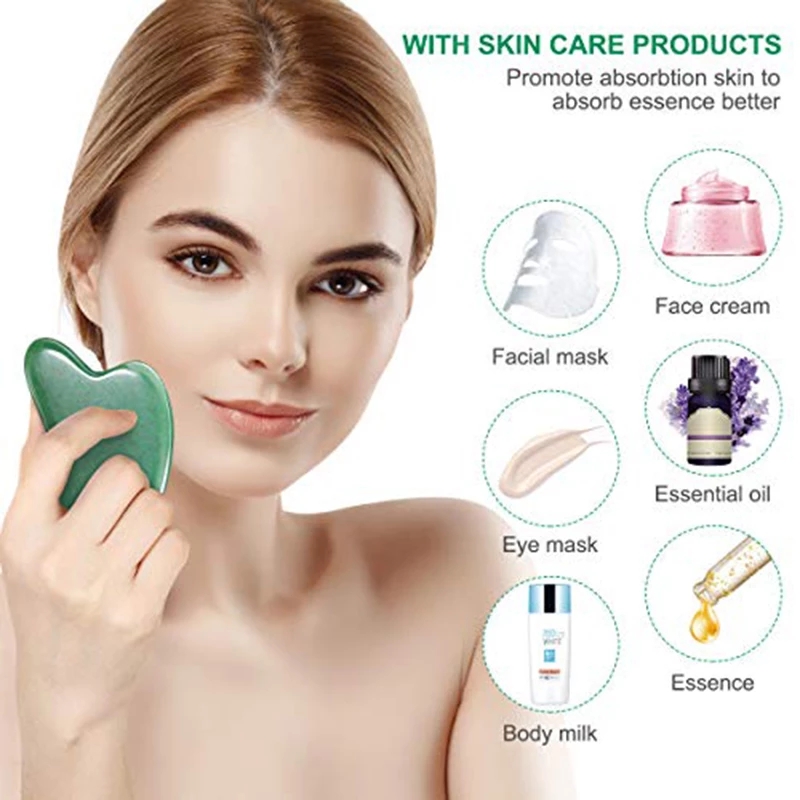 10pcs Natural Jade Gua Sha Set - đánh giá và giá Jade Gua Sha Tool