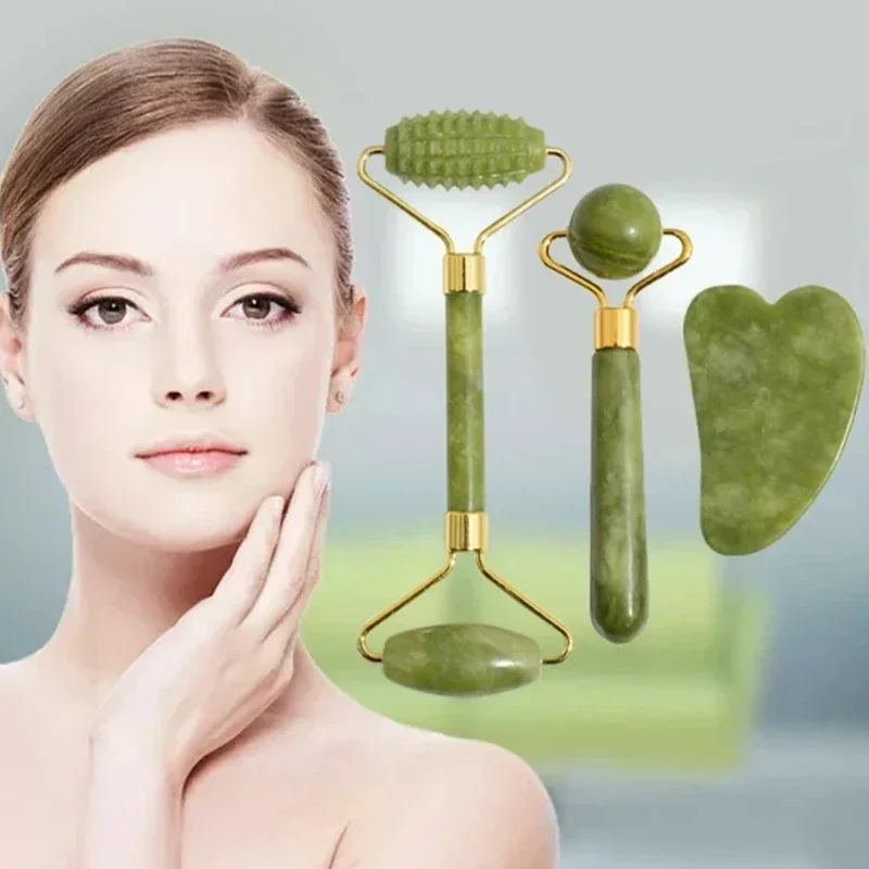 Natural Jade Roller Face Gua S - đánh giá và giá Jade Gua Sha Tool