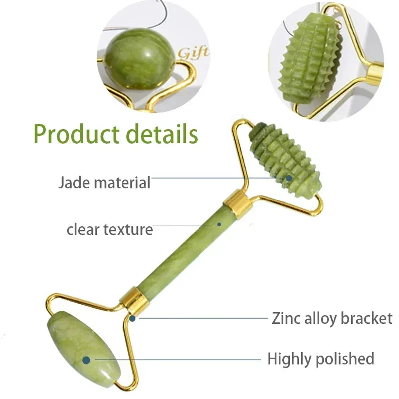 Natural Jade Roller Face Gua S - đánh giá và giá Jade Gua Sha Tool