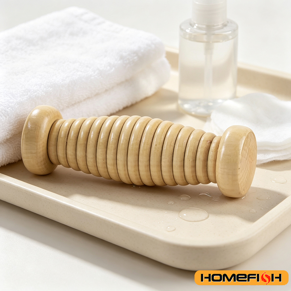 Wooden Massager Body Back Wood - đánh giá và giá Reflexology Foot Roller