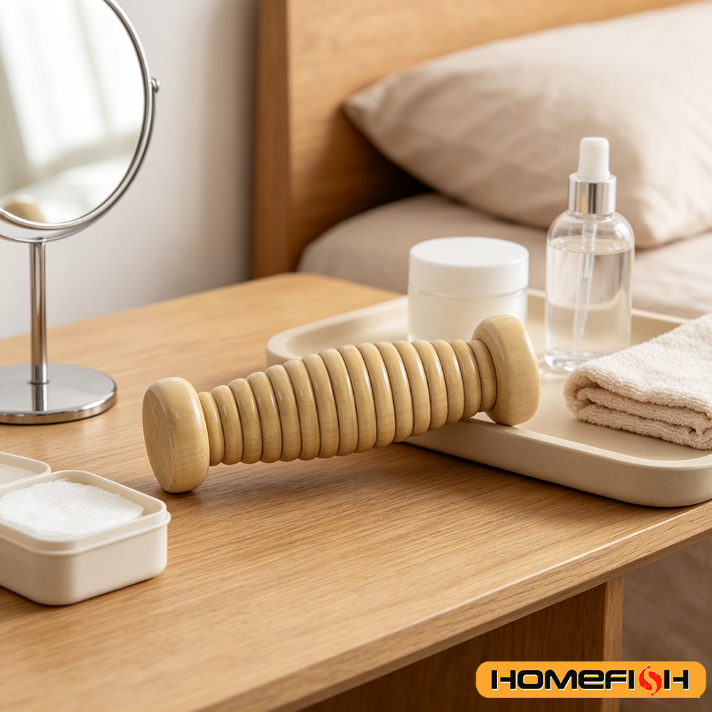 Wooden Massager Body Back Wood - đánh giá và giá Reflexology Foot Roller