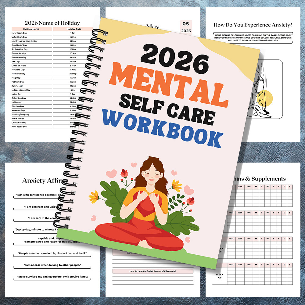 1PC 2026 Mindful Mental Self-C - đánh giá và giá Health Wellness Journal