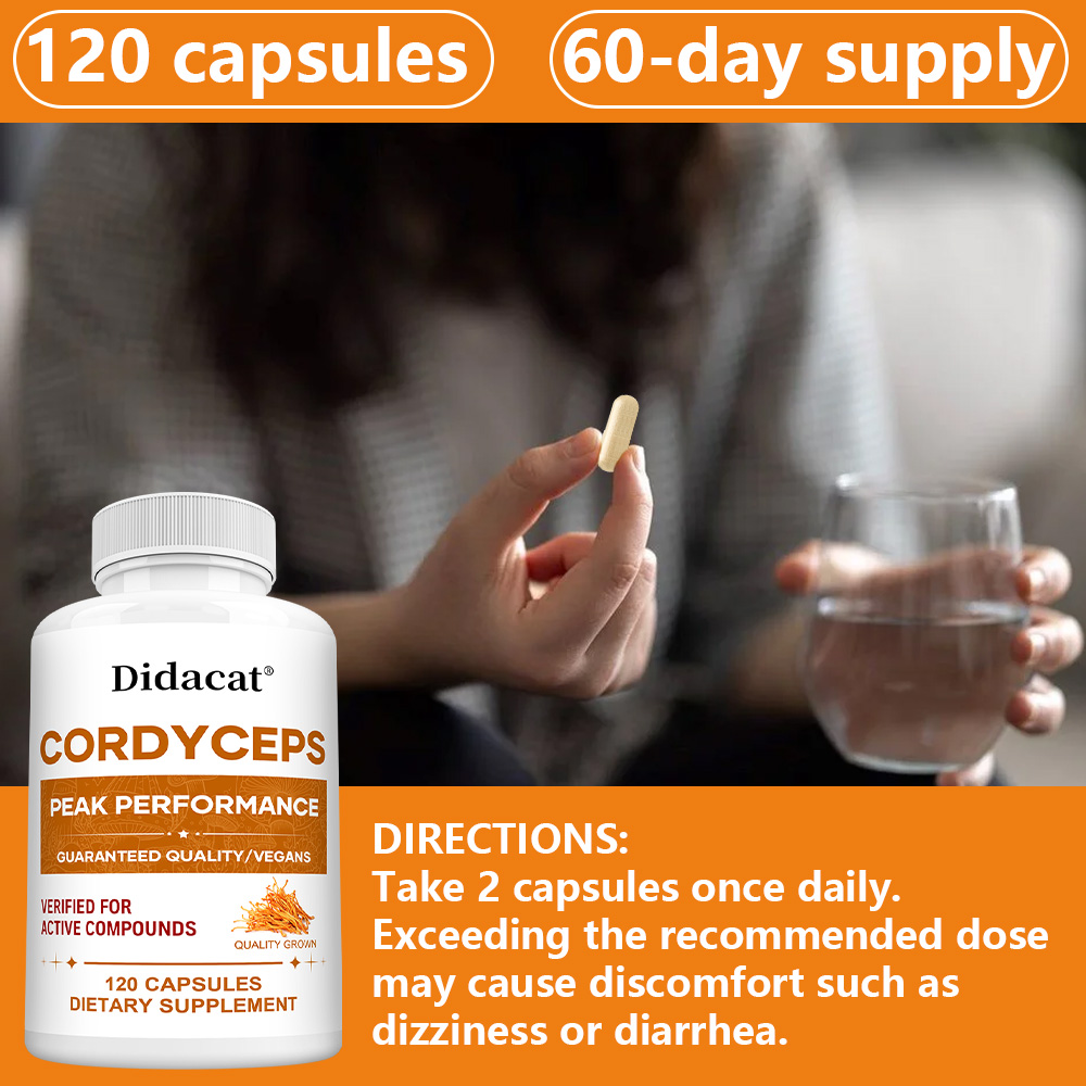 Cordyceps Mushroom Capsules 10 - đánh giá và giá Health Wellness Usa