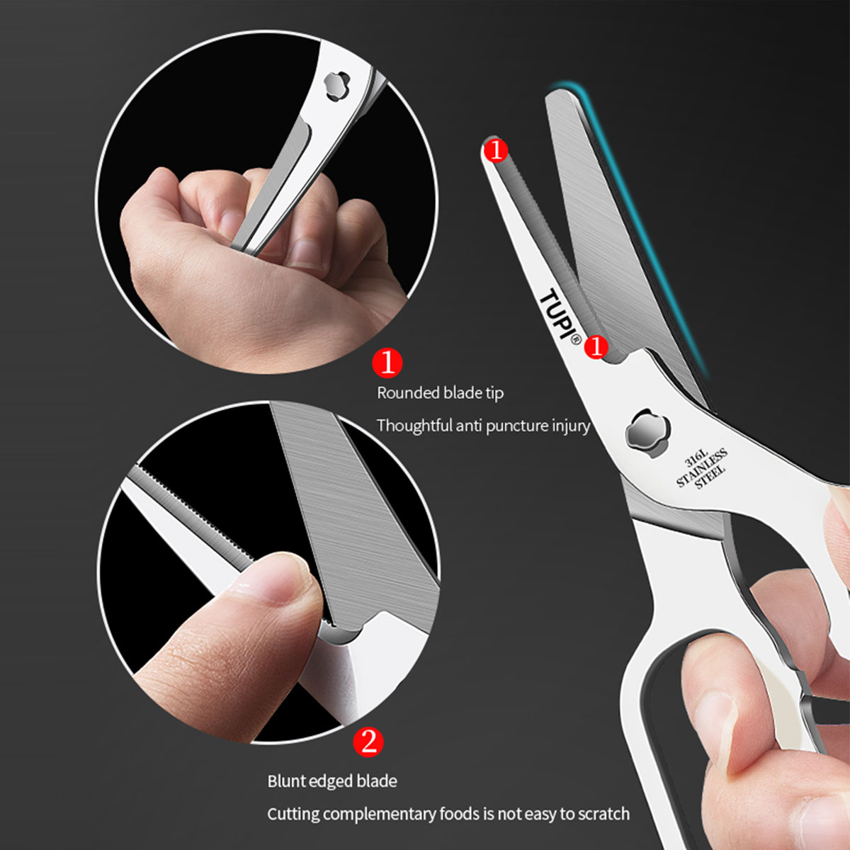 TUPI - Stainless Steel Scissor - đánh giá và giá Health Wellness Product